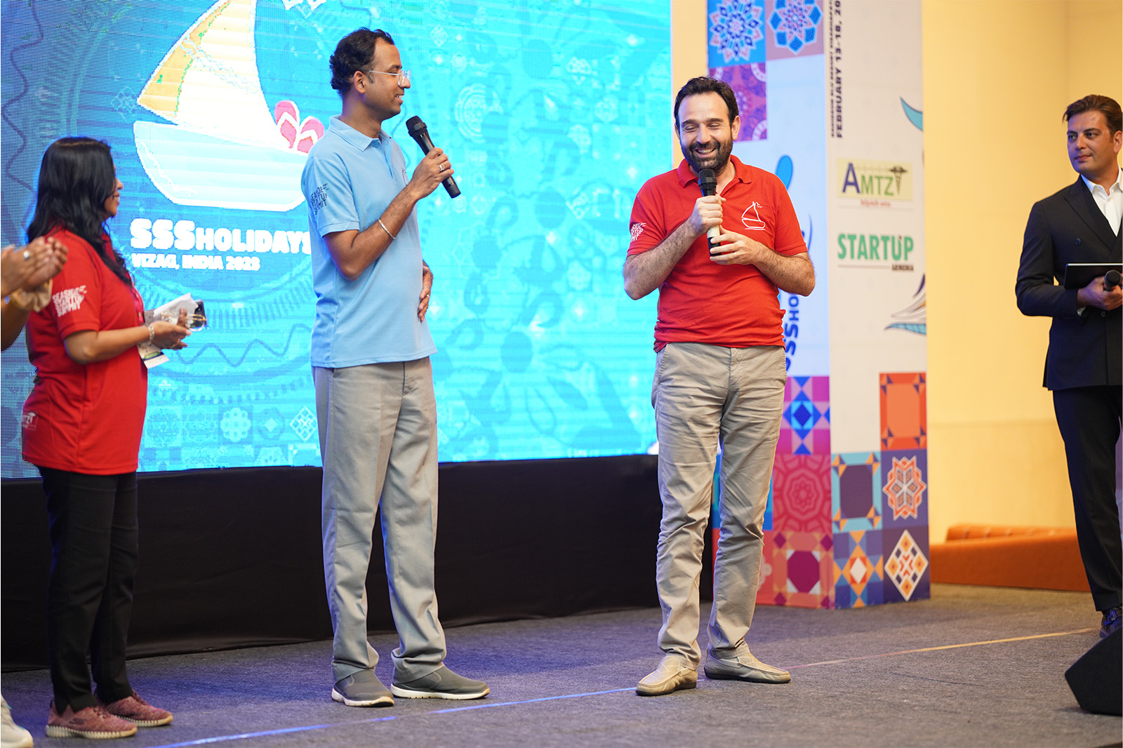 Collaborative Encounter: Dr. Jitendra Sharma, MD & Founder CEO of AMTZ, Connects with Dr. Hakob Hakobyan, Founder of Seaside Startup Summit during SSS event Health Care Medical Technology in India