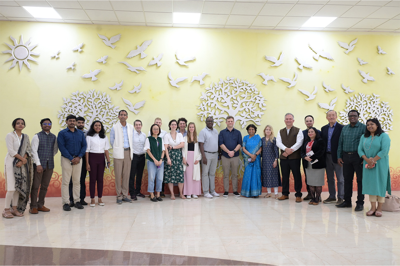 Dr. Jitendra Sharma, MD & Founder CEO of AMTZ, welcomes the WHO Delegation, showcasing innovative labs at AMTZ Medtech and Health Care Technology in India