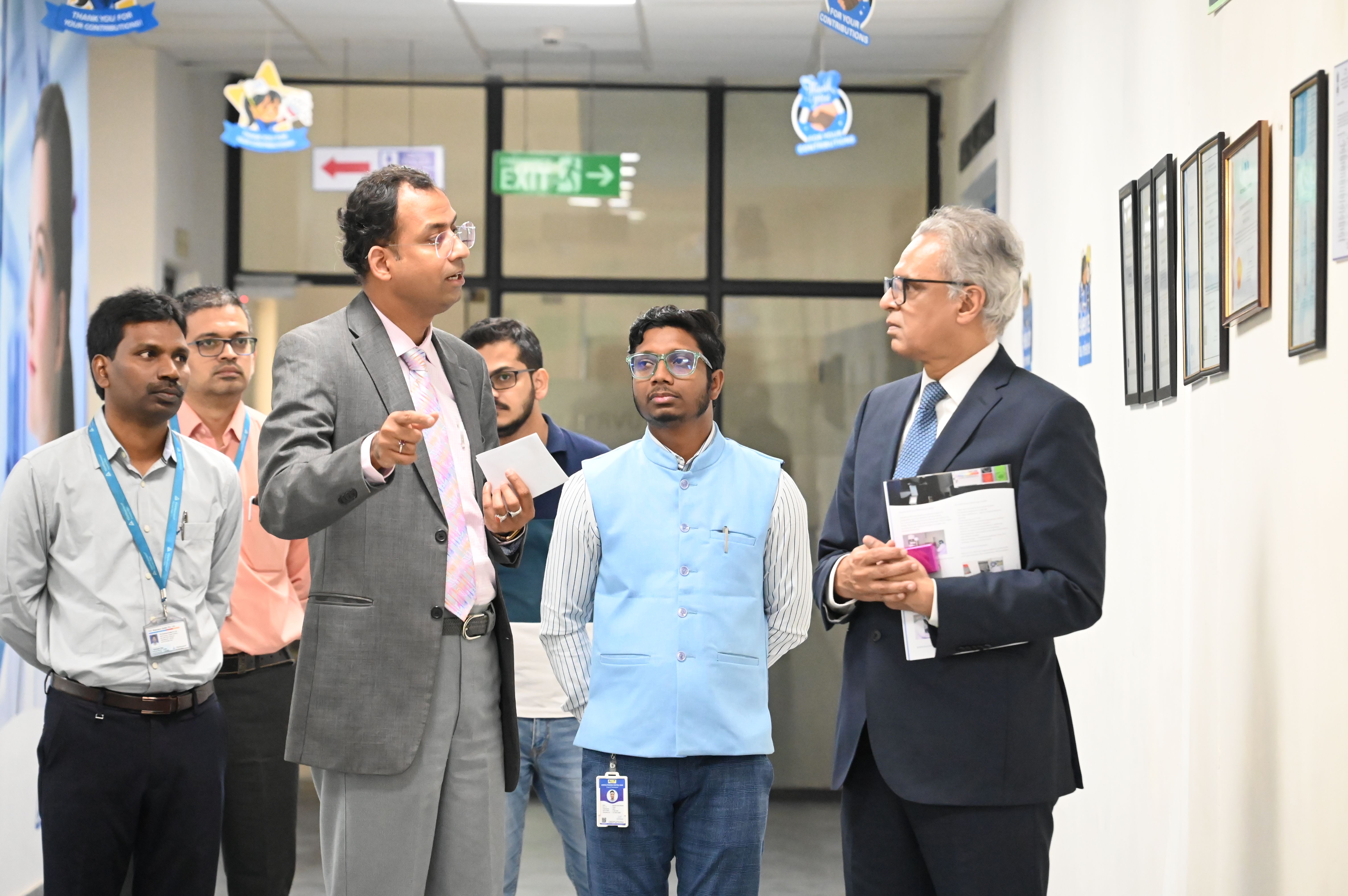 Mr. Syed Akbaruddin - Former Permanent Representative of India to UN with Dr Jitendra Sharma at AMTZ Med Tech and Health Technology in India