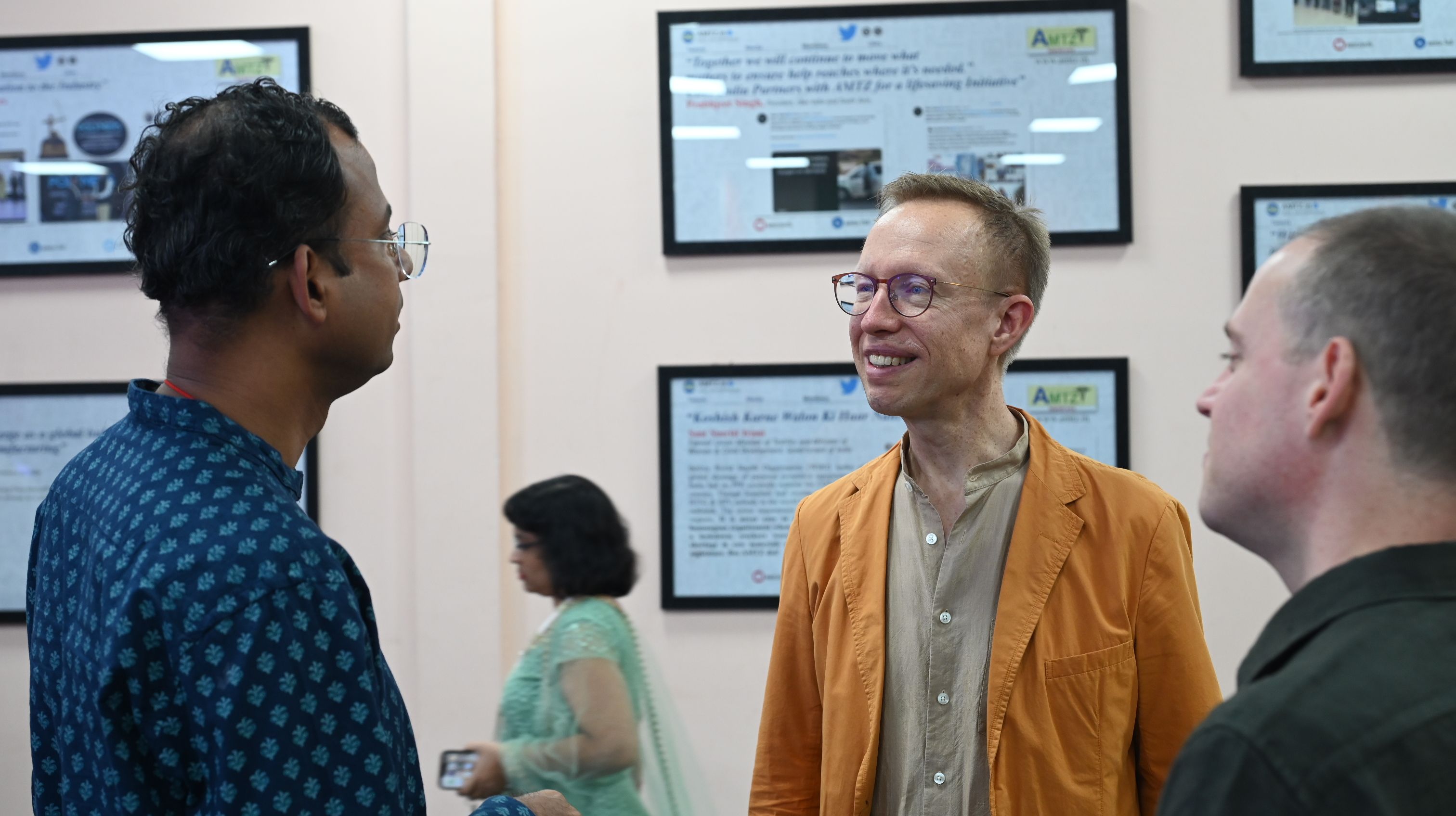 Professor Teun Zuiderent-Jerak from Vrije Universiteit, Amsterdam, collaborates with Dr. Jitendra Sharma at AMTZ to advance healthcare technology and MedTech in India