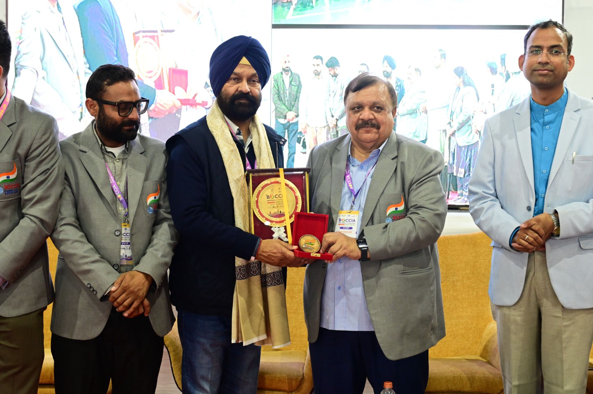 Dr. Jitendra Sharma, MD and Founder CEO of AMTZ, leads inclusive Boccia Championship with dignitary support