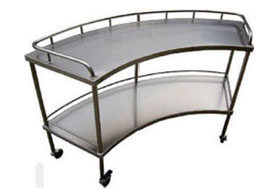 BMT 15 CURVED INSTRUMENT TROLLEY